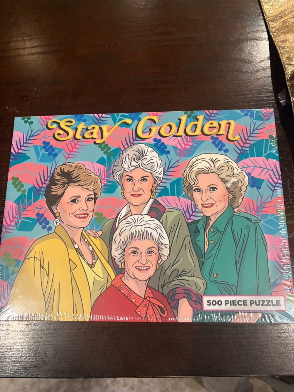 Golden Girls Stay Golden 500-Piece Puzzle — Multicolor BNWT